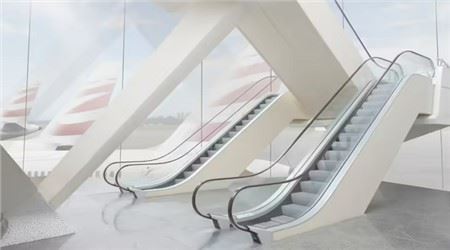 Escaliers mécaniques automatiques pour passagers